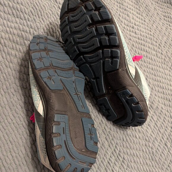 Brooks Womens Road Running Ghost 14 Athletic Sneakers Size 10 Fitness Gym Teal - Picture 5 of 7